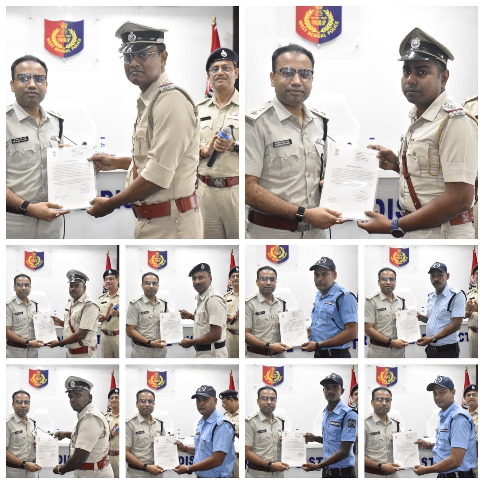 বারুইপুর পুলিশ জেলায় কর্মদক্ষতার স্বীকৃতি: ১০ জন পুলিশ অফিসার ও সিভিক ভলান্টিয়ারকে সংবর্ধনা জানালেন পুলিশ সুপার ডঃ অরবিন্দ কুমার আনন্দ