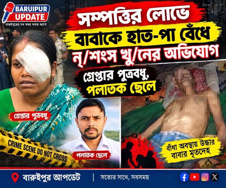 সম্পত্তির লোভে বাবাকে হাত-পা বেঁধে নৃশংস খুনের অভিযোগ, গ্... - ছবি 2