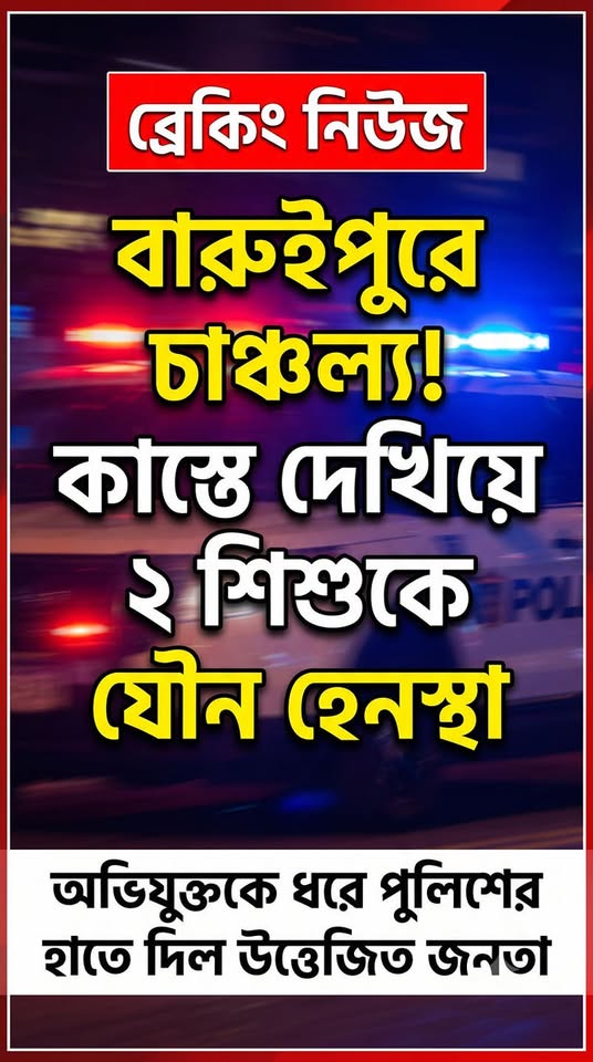 বারুইপুরে দুই শিশুকে কাস্তে দেখিয়ে যৌন হেনস্থার অভিযোগ, অ... - ছবি 2