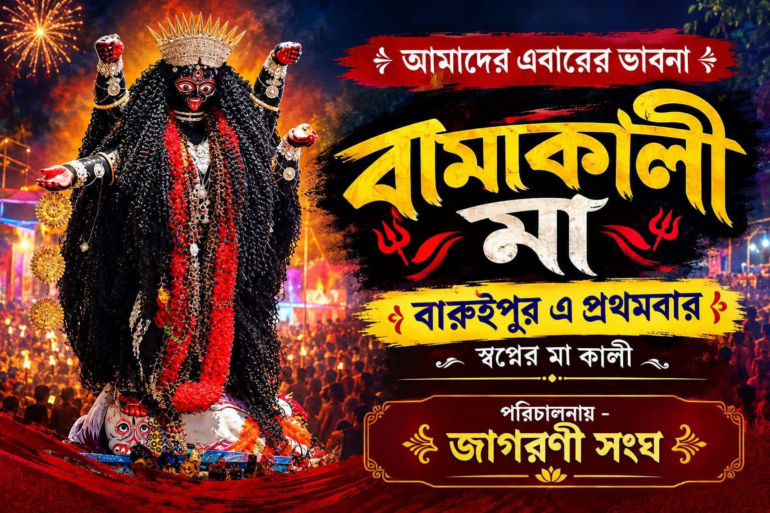 উমার বিদায়ের পরই শ্যামাপুজোর প্রস্তুতিতে মুখরিত বারুইপুর: পদ্মপুকুর থেকে রাসমাঠে বিগ বাজেটের থিম ও আলোকসজ্জার জোর প্রস্তুতি